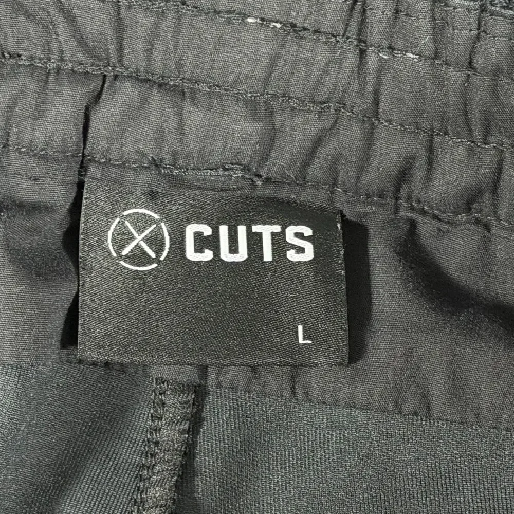 CUTS Clothing Icon Pull On Pants Mens L Black Enduratech Stretch Drawstring
